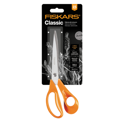 Gërshërë universale S 94 Fiskars, 24 cm, portokalli