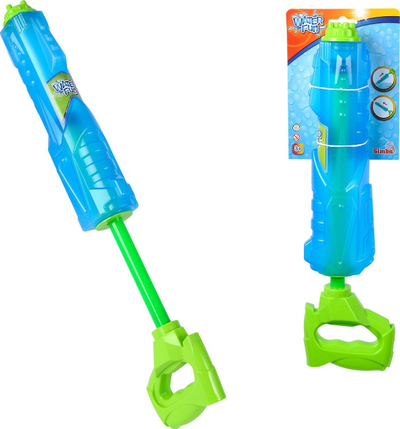 Pistolete me uj Simba Cosmic Water Gun, 45cm, 225ml, blu e jeshile
