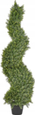 Bimë artificiale Beliani Cypress Spiral Tree, 126 cm, dekor, e gjelbër