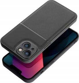 Këllëf telefoni Forcell Noble për iPhone 14 Max, i butë, që s’rrëshqet, i zi