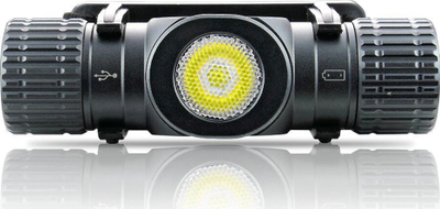 Fener për në kokë EverActive HL-1100R Force, 1100 lumen, i rikarikushëm, i zi