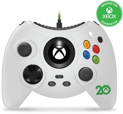 Контролер со кабел Hyperkin Duke, Xbox Series X S One PC, бел