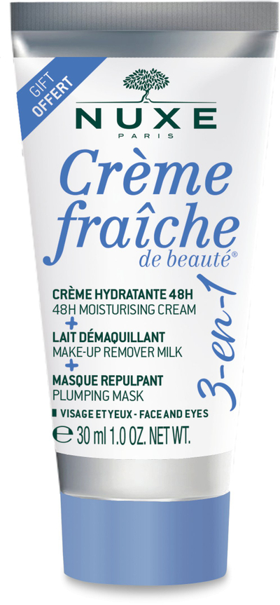 Krem fytyre Nuxe Creme Fraiche De Beaute 3 in 1, hidratues 48h, 30ml