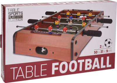 Loja tavolinë futbolli Tender Toys, 12 lojtarë, dru, multingjyrëshe