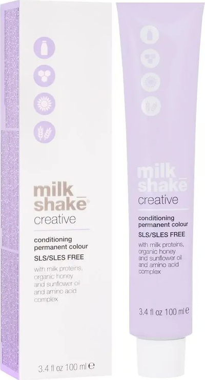 Bojë flokësh Milk Shake Creative 5.345GC, kafe e çelët bakër e artë, 100 ml