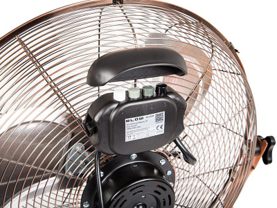 Ventilator dyshemeje Loft Retro Circulator, 200W, 45 cm, bakër