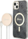 Set MagSafe Guess GUBPP14SH4EACSK për iPhone 14 6.1", karikues wireless, mbrojtëse 4G Print, i zi