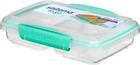 Kuti plastike Sistema Klip It Mini Bakery, 645 ml, transparente me kapak të bardhë