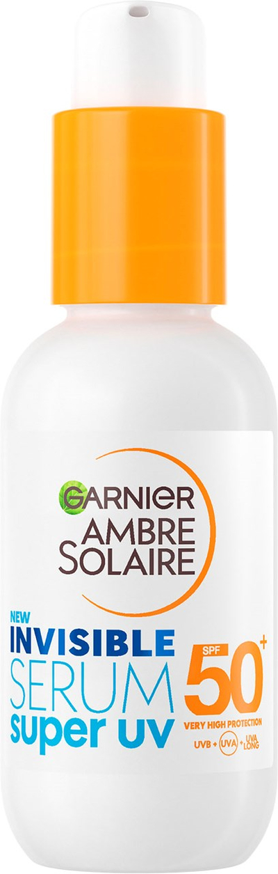 Serum për fytyrë Garnier Ambre Solaire, SPF 50+ Super UV Invisible, 30 ml