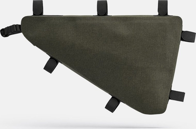 Çantë kornize biçiklete Brooks Scape Full Frame Bag, 5L, e papërshkueshme nga uji IPX4, jeshile Mud Green