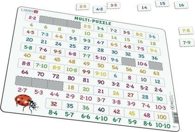Puzzle kornizë Larsen Multi Puzzle Maxi, 58 pjesë, 36.5 x 28.5 cm