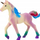 Figurine koleksionuese unicorn, 8 cm, ngjyrë vjollce shumëngjyrëshe