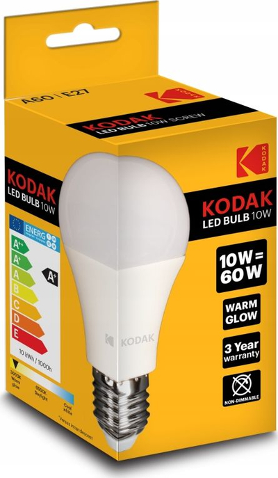Llambë LED Kodak, A60, E27, 10W (806lm)