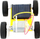 Set lodër DIY makinë diellore STEM, motor elektrik, panel diellor, e verdhë