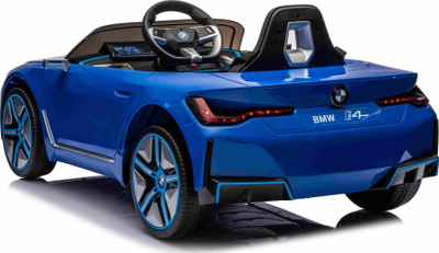 Makinë elektrike lodër BMW i4, me telekomandë, drita LED, e bardhë