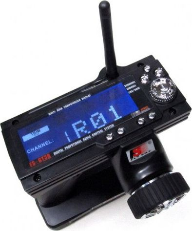 Pult radio kontrolli FlySky FS-GT3B, 2.4GHz, 3 kanale, i zi