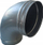 Gyp këndor ventilimi SpiroFlex Elbow DN 200, 90°, çelik i galvanizuar