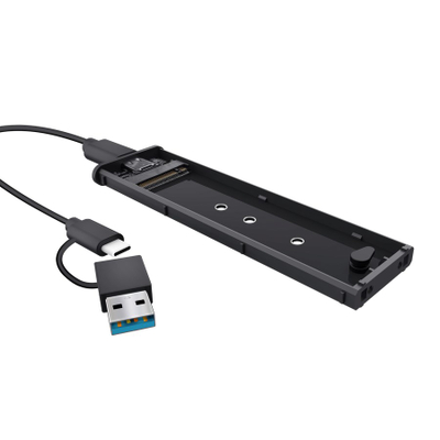 Kuti eksternale për SSD M.2 Trust 25806, USB C, alumini, gri