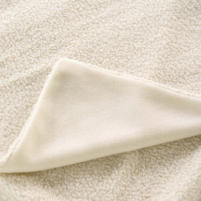 Batanije Douceur d'intérieur Soft Warm, fleece boucle, 125x150 cm, ngjyrë krem