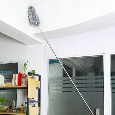 Fshesë pluhuri teleskopike Dust Duster Long, 280cm, mikrofiber, gri