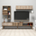 Mobilje TV Hommy Craft Milan Core, 180 cm, PAL 18 mm, dru natyral