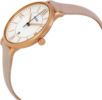Fossil Jacqueline часовник, Blush кожа, Rose Gold-Tone, 36mm