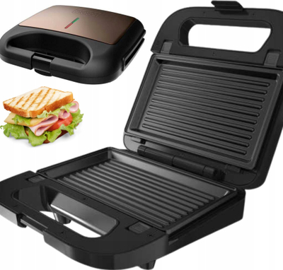 Toster sanduiçësh Black &amp; Decker Classic, pllaka jo ngjitëse, 2 sanduiçe, i bardhë