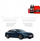 Film mbrojtës pragjesh Audi A6 Sedan, 4in1, transparent, 2025-2026