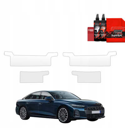 Film mbrojtës pragjesh Audi A6 Sedan, 4in1, transparent, 2025-2026