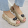 Sandale për femra JBUT Potocki Little Sandals, eco leather, bezhë