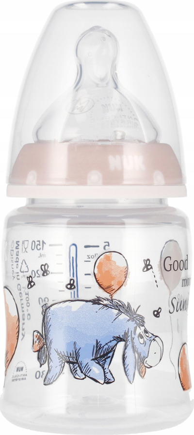Biberon NUK First Choice+ KUBUS, 150ml, silikon, rozë