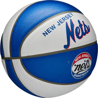 Top basketbolli Wilson NBA Team Retro Brooklyn Nets Mini, gome, blu