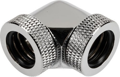 Адаптер ладилник за вода Raijintek Pelias D160906, 16mm, 90°, сет 6 парчиња, сребрена