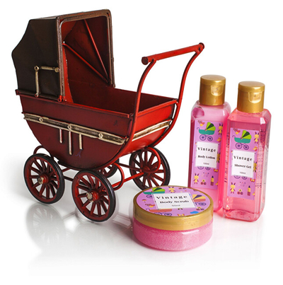 Set për trup Lady Cotton Baby Cariage, xhel dushi 160 ml + losion trupi 160 ml + gjalp trupi 50 ml