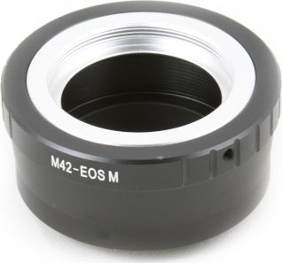 Adapter objektivi Pixco, Canon EOS M EF‑M në M42, i zi