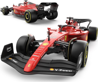 Makinë garash me telekomandë RASTAR Ferrari F1 75, shkallë 1:18, e kuqe