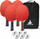Set pingpongu JOOLA Family Advanced, 4 raketa, 4 topa, shumëngjyrësh