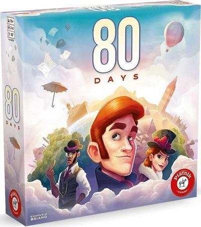 Loje tavoline Piatnik 80 Days, per 2 4 lojtare, familjare, shumengjyrshe