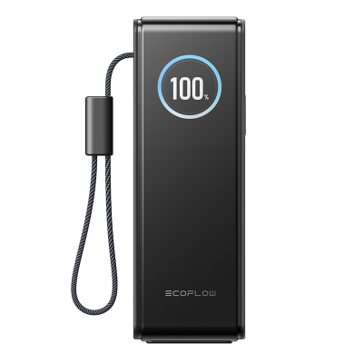 Powerbank EcoFlow RAPID 25000mAh, 170W (me kabllo të integruara 100W).