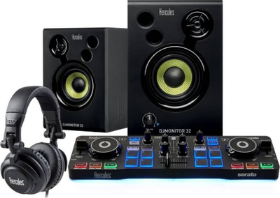 Set DJ Hercules DJStarter Kit, DJControl Starlight, DJMonitor 32, HDP DJ M40.2, i zi