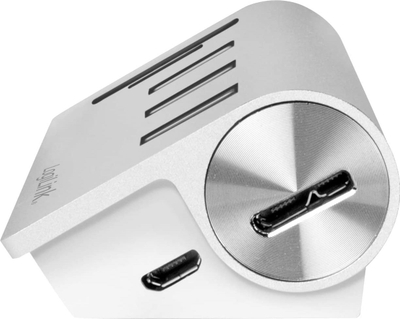 USB разградувач LogiLink CR0045, 3 USB 3.0 порти, читач на SD картички, сребрен