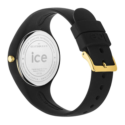 Orë dore për femra Ice Watch 024520, e zezë