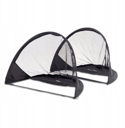 Portë futbolli Yakimasport POP UP PRO, 1.2m x 0.8m, palosshme, e zezë