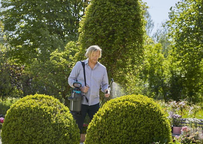 Spërkatës me presion Gardena EasyPump 11136-20, 5L, me bateri, portokalli