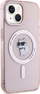 Mbulesë telefoni Karl Lagerfeld KLHMP15SHFCCNOP, për iPhone 15 14 13 6.1", MagSafe, rozë