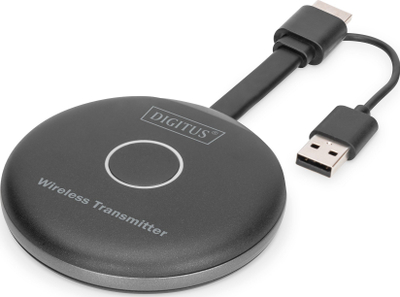 Transmetues wireless HDMI Digitus Click &amp; Present Pro DS-55317, USB, gri e zezë