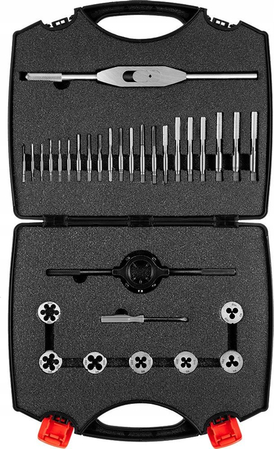 Set gërshere dhe filiera Kraft & Dele Baildon, HSS, 31 copë