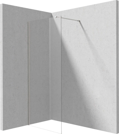Muri dushi walk in Deante Prizma 90, xham 6 mm, krom