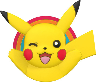 Mbajtëse telefoni PopSockets Pikachu PopOut, ngjitëse, e verdhë