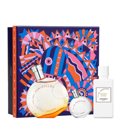 Set Eau de Toilette Hermes Eau des Merveilles 50 ml + parfum 7.5 ml + qumësht hidratues për trupin 40 ml